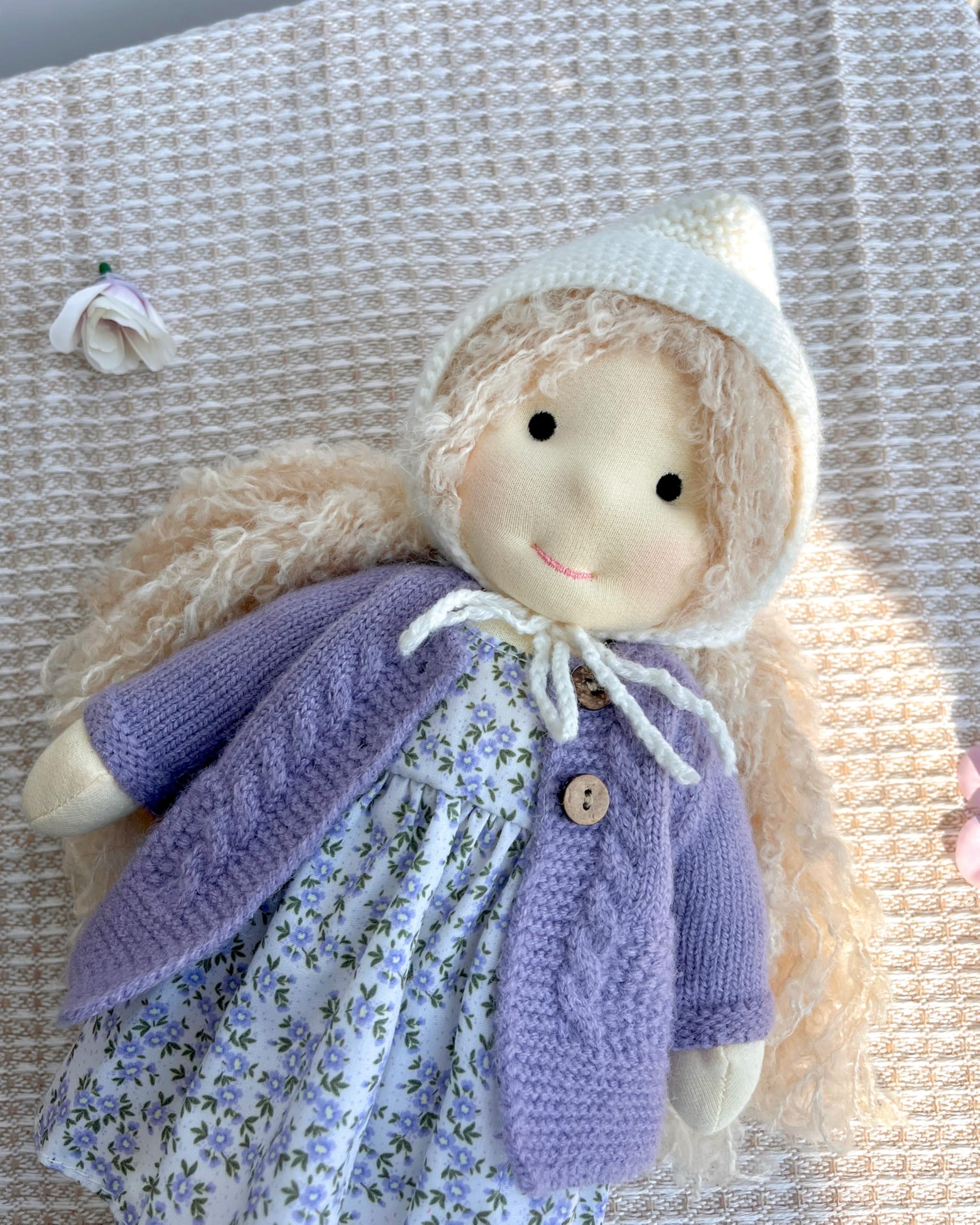 Amazon.co.jp: BlissfulPixie ウォルドルフ人形 手作り人形 Waldorf